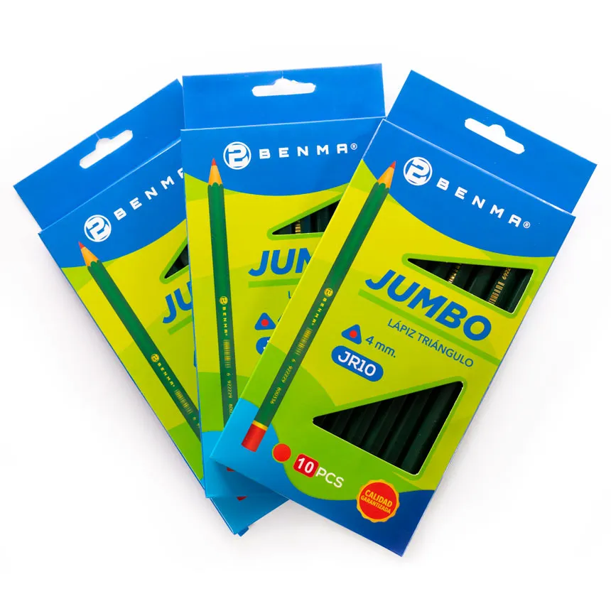 Lapiz rojo Jumbo Benma 10u